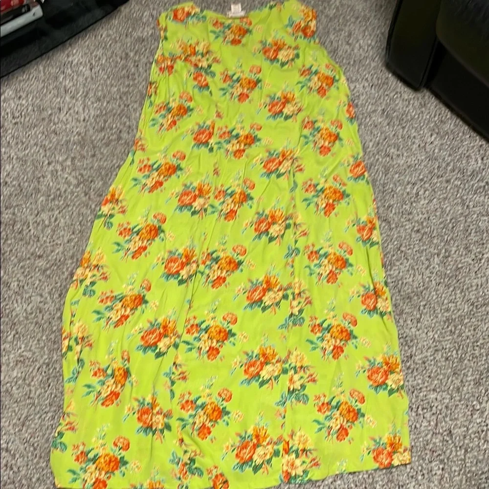 Vintage 90s April Cornell floral midi Dress - Picture 6 of 6